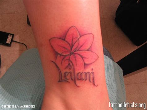 leilani flower tattoo